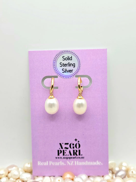 Classic Pearl Drop Earrings